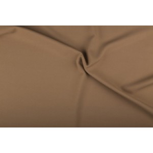 Texture stof middel camel bruin - 50m rol - Polyester