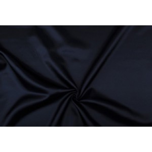 Satijn 15m rol - Marineblauw - 100% polyester