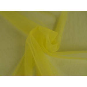 Bruidstule - Licht geel - 50m per rol - 100% polyester