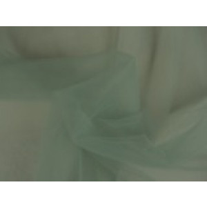 Bruidstule - Oud groen - 15m per rol - 100% polyester
