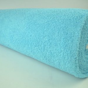 Badstof - Aqua blauw - Rol