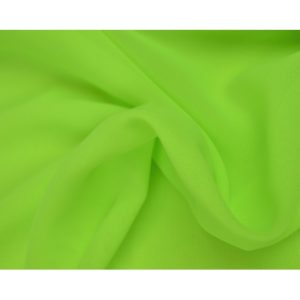 Chiffon stof - Limoengroen