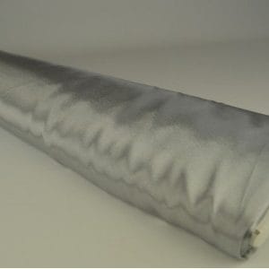 Satijn stof - Zilvergrijs - Rol