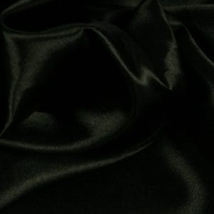 Satijn stof - Zwart