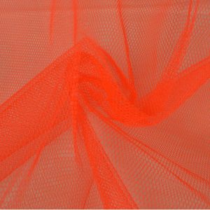 Tule stof - Donker oranje
