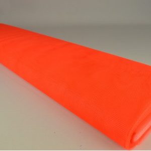 Tule stof - Donker oranje - Rol