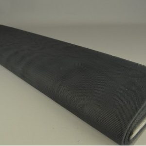 Tule stof - Donkergrijs - Rol