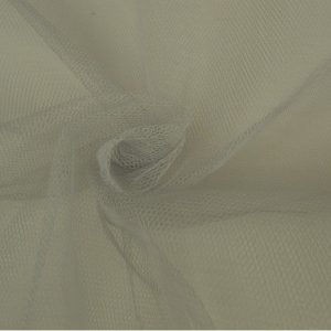 Tule stof - Zilvergrijs