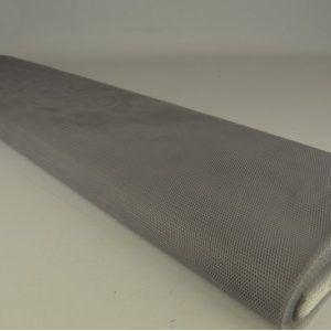 Tule stof - Zilvergrijs - Rol