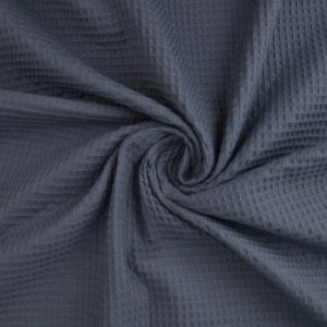 Wafelstof - Donkergrijs