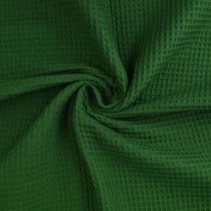 Wafelstof - Donkergroen