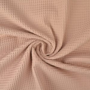 Wafelstof - Dusty roze