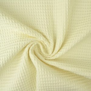 Wafelstof - Gebroken wit