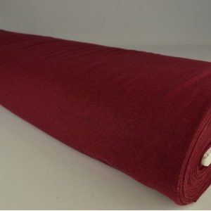 Wol stof - Bordeaux rood - Rol