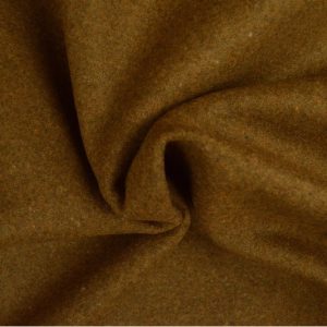 Wol stof - Donker camel