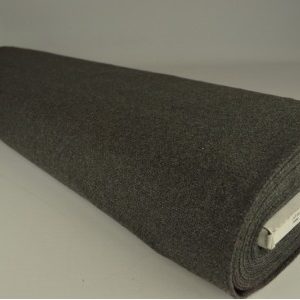 Wol stof - Donkergrijs - Rol