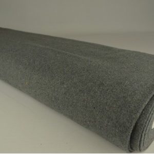 Wol stof - Grijs - Rol