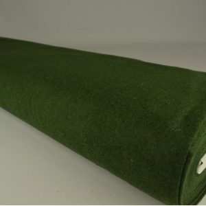 Wol stof - Mosgroen - Rol