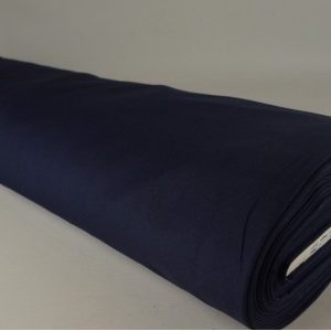Brandvertragende texture stof - Navy - Rol