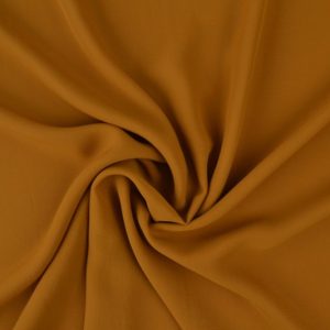 Chiffon stof - Donker okergeel