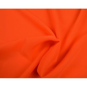 Chiffon stof - Donker oranje