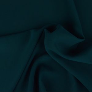 Chiffon stof - Donker petrol