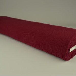 Double gauze - Bordeaux rood - Rol