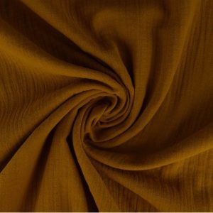 Double gauze - Donker okergeel