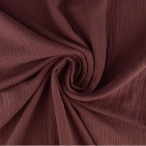 Double gauze - Donker oud roze