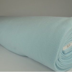 Fleece stof - Baby blauw - Rol