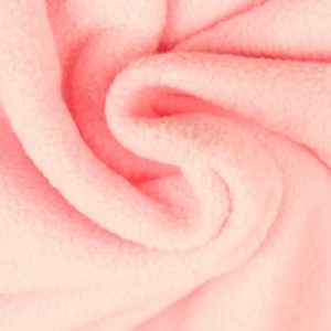 Fleece stof - Baby roze