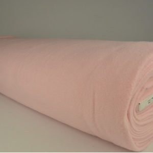 Fleece stof - Baby roze - Rol