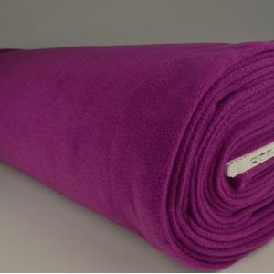 Fleece stof - Cassis - Rol