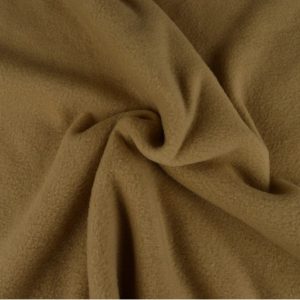 Fleece stof - Donker beige