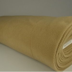 Fleece stof - Donker beige - Rol