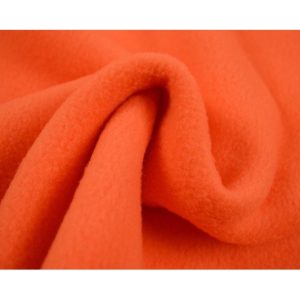 Fleece stof - Donker oranje