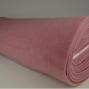 Fleece stof - Donker oud roze - Rol