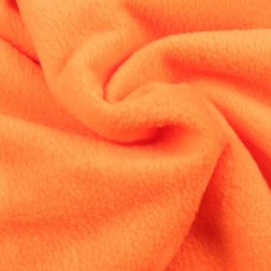 Fleece stof - Oranje
