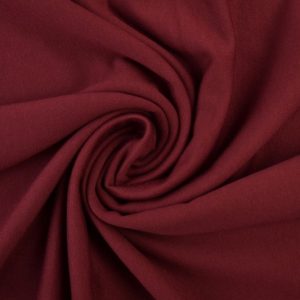 French terry - Bordeaux rood