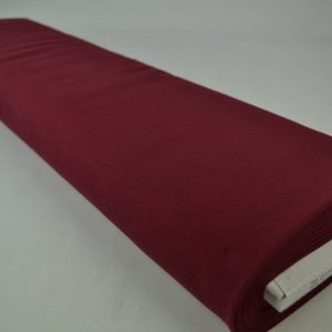 French terry - Bordeaux rood - Rol