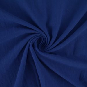 Gewassen katoen - Blauw