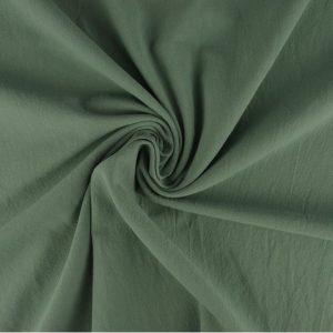 Gewassen katoen - Oud groen