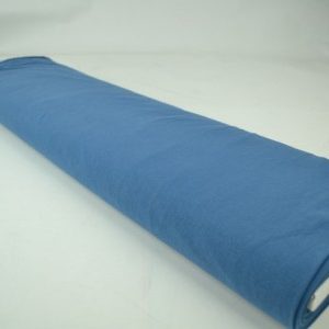 Gewassen katoen - Staalblauw - Rol