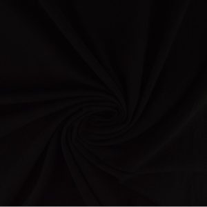 Gewassen katoen - Zwart