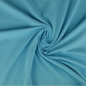 Katoen tricot - Aqua blauw