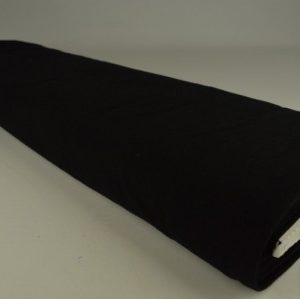 Katoen tricot - Zwart - Rol