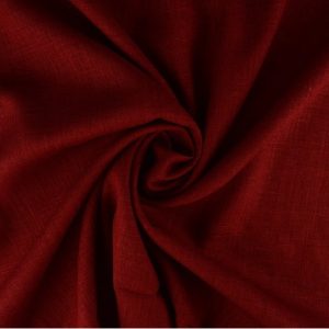 Linnen viscose - Bordeaux rood