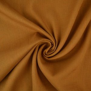 Linnen viscose - Donker okergeel