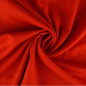 Linnen viscose - Rood