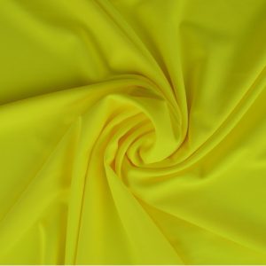 Lycra stof - Neon geel